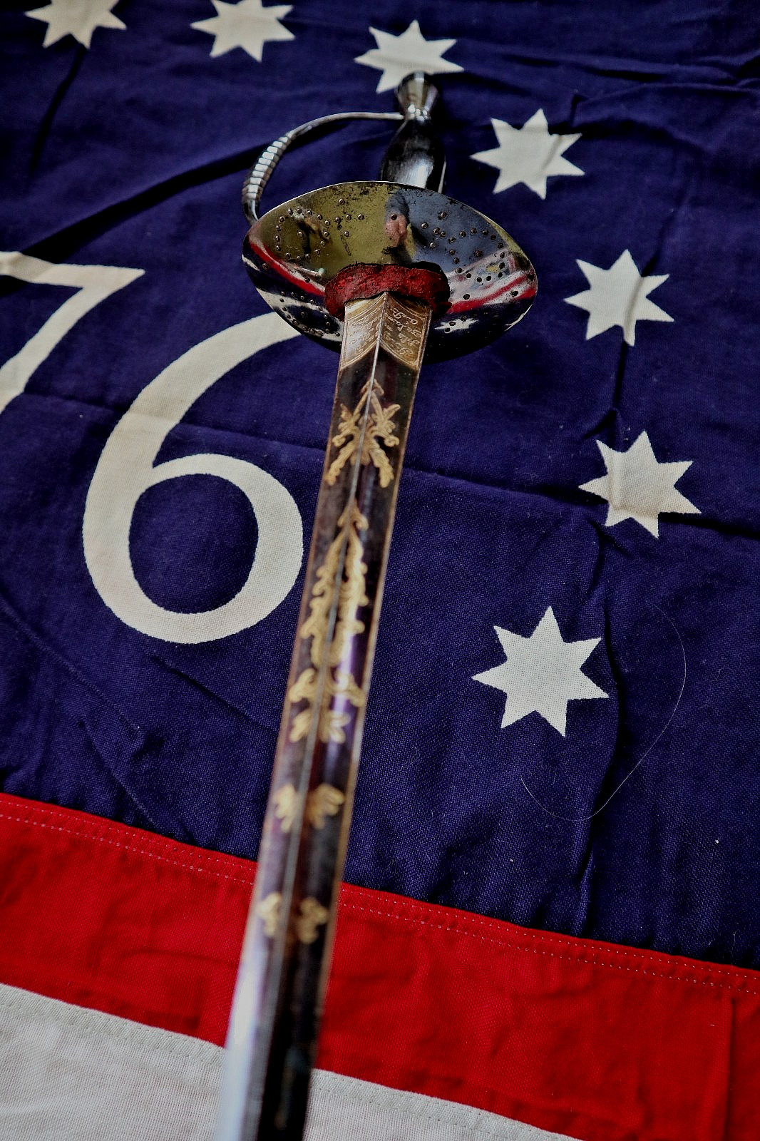 AMERICAN FRENCH INDIAN WAR REVOLUTIONARY WAR STEEL HILT RAPIER SWORD CA 1765