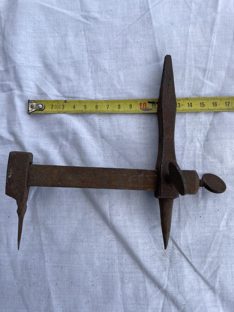 Vintage trammel beam compasscarpenters tool circle