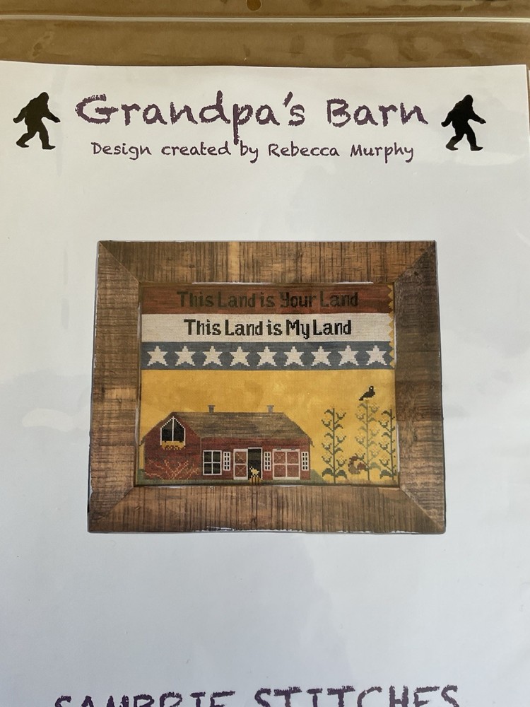 Cross Stitch Pattern Grandpa’s Barn New
