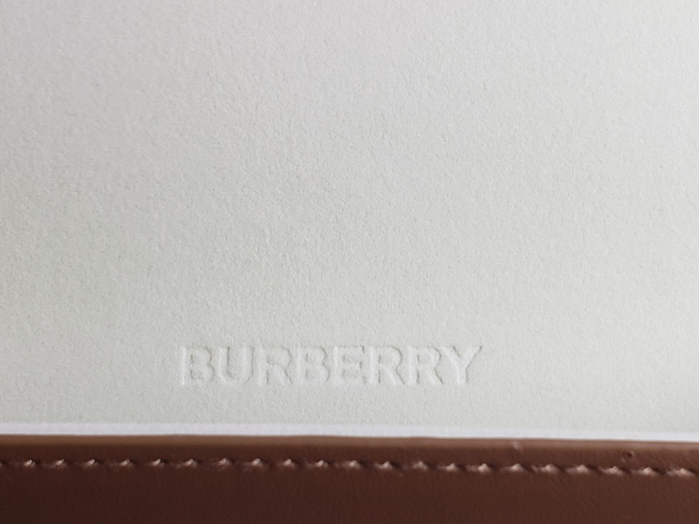 Burberry Camel Brown Soft Leather Glasses Case