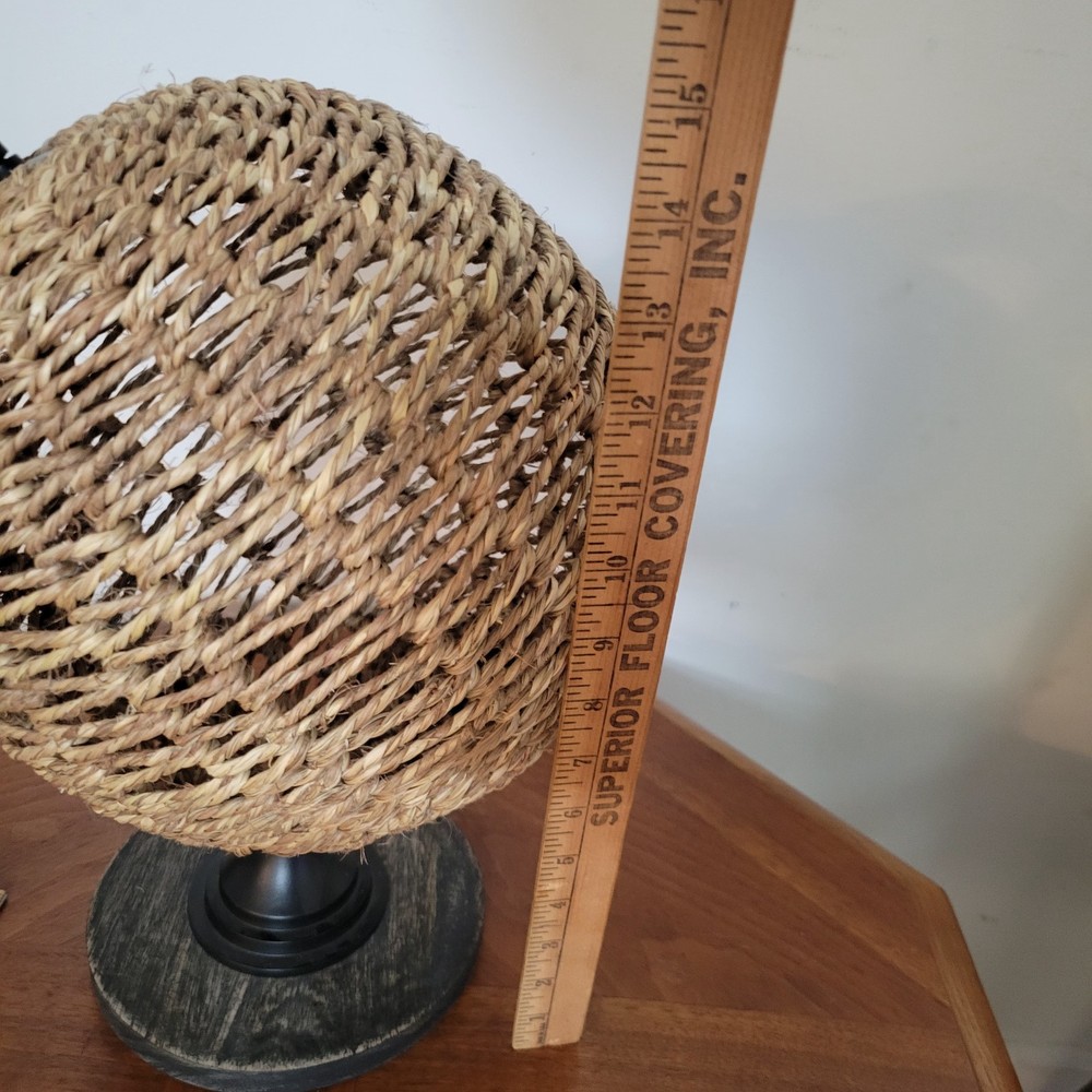 Wicker Globe Decor