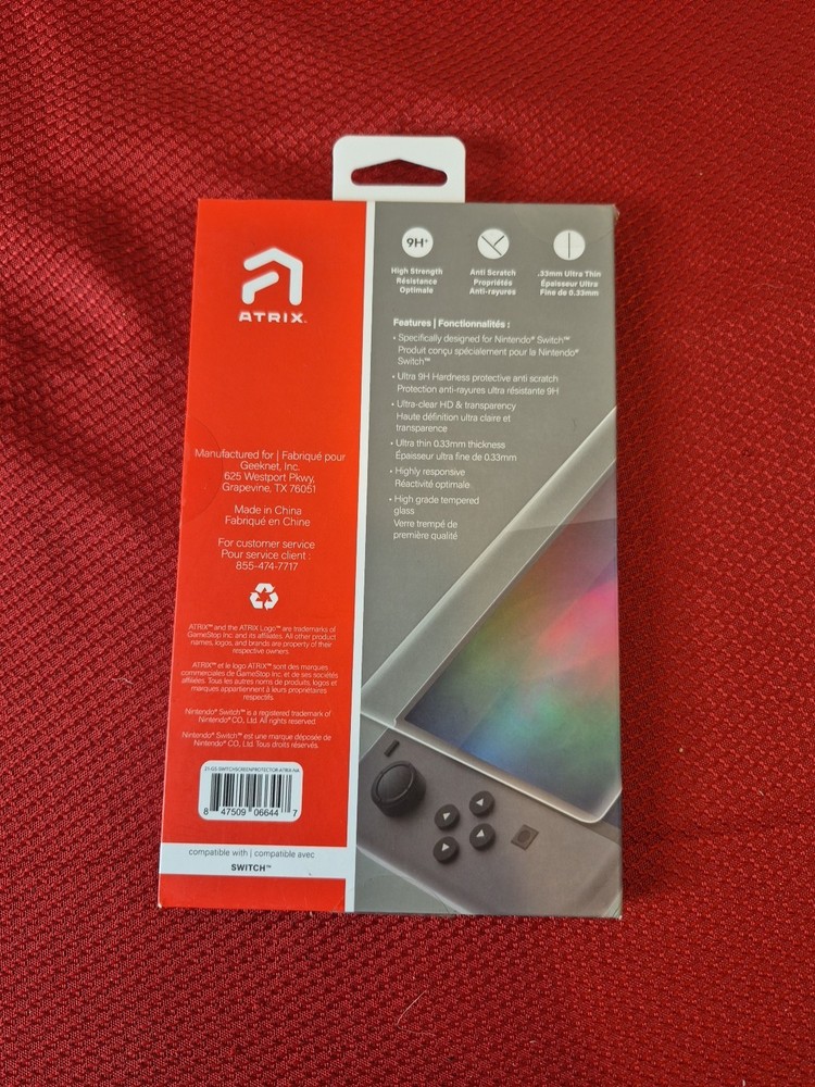 Nintendo Switch Tempered Glass Sceen Protector