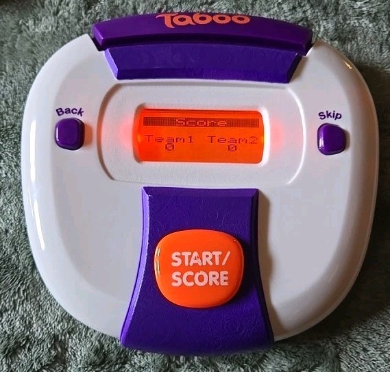 2013 TABOO Buzz'd By HASBRO Handheld Game Electronic Party Pass & Play