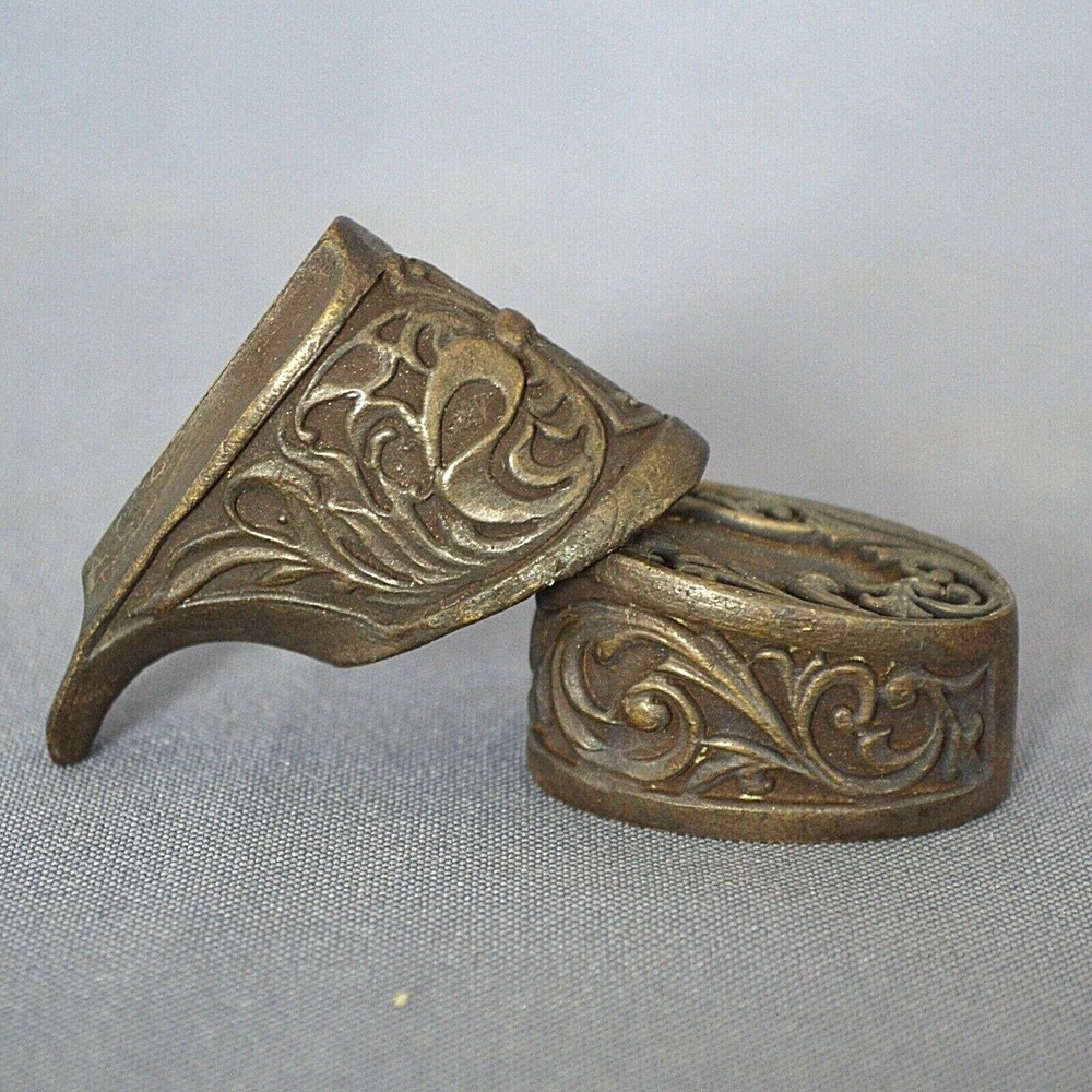 " SET #2 " CASTING SOLID BRONZE SET FINGER GUARD BOLSTER & POMMEL CUSTOM MAKING