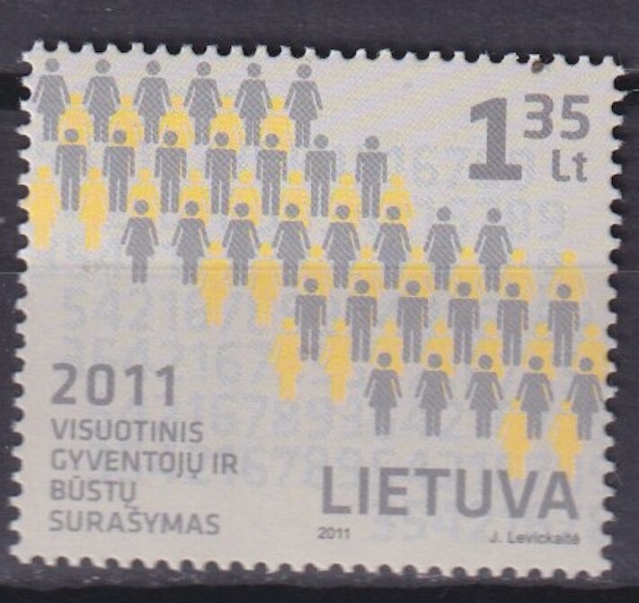 Lithuania 2011 Census MNH**