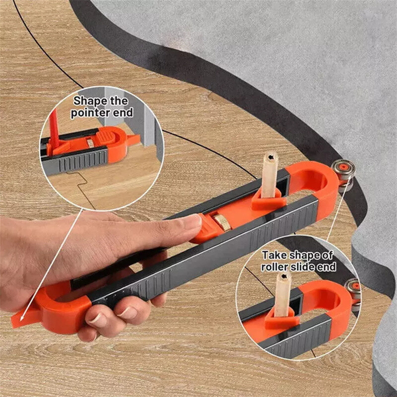 NEW Profile Scribing Ruler Contour Gauge with Lock - Precise Scribe Tool
