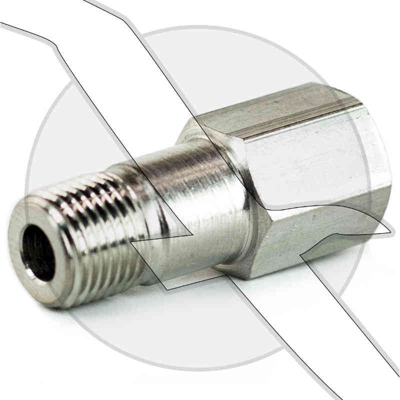 Volvo Penta OEM Oil Pressure Sensor Sender Adapter Fitting 3855776