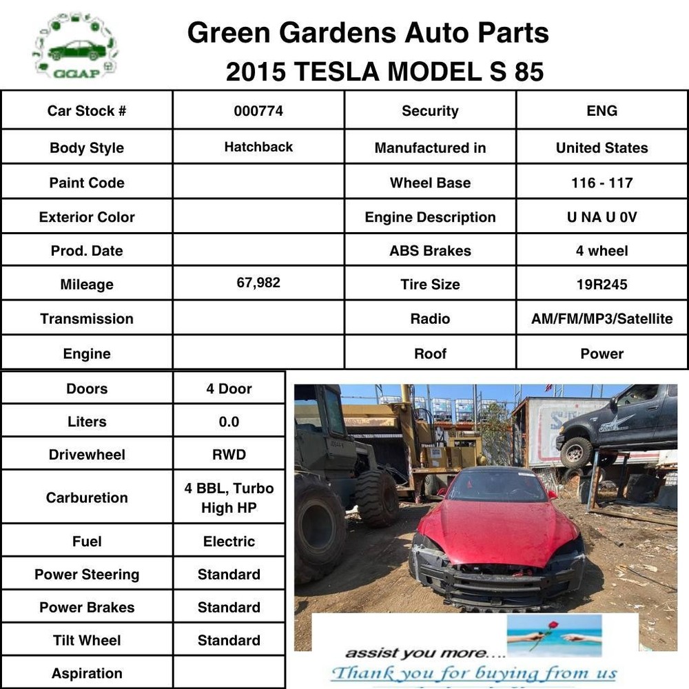 2015 TESLA S Radar Sensor Control Computer Module Bracket Assembly OEM