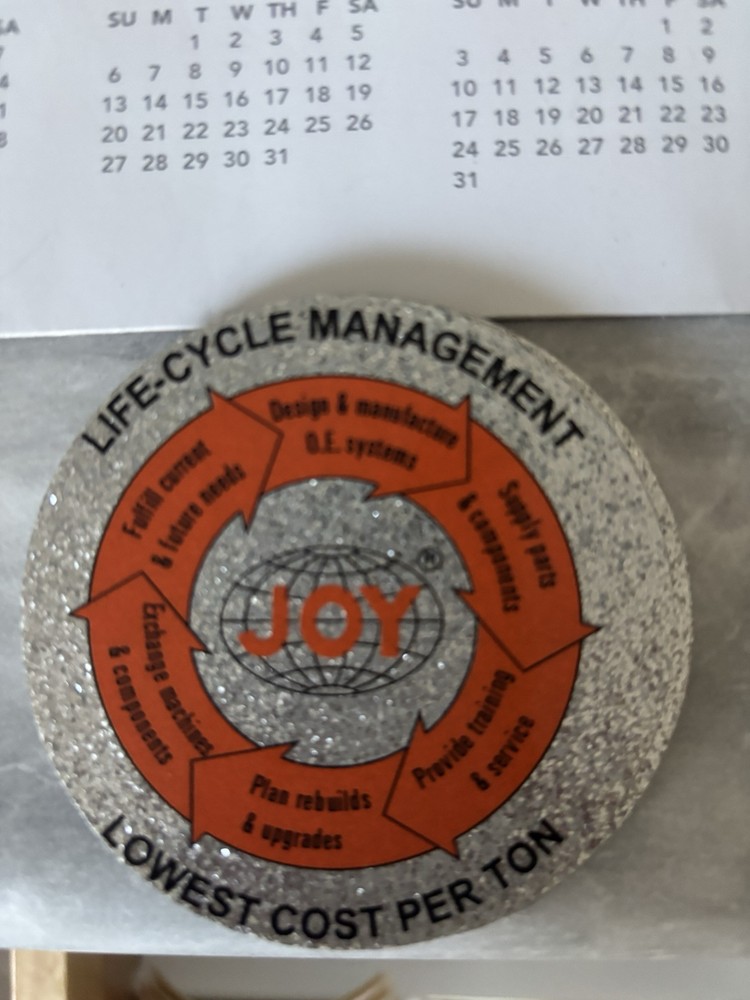 Joy Coal Mining stickers (2025 Listing ). Item 668