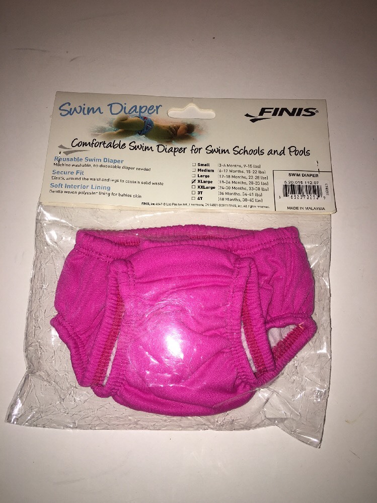 FINIS Reusable Swim Diaper - Solid Pink