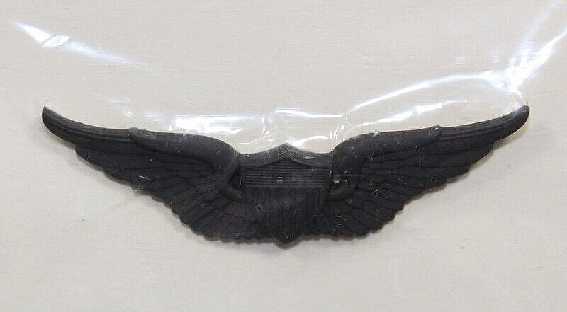 US Army Basic Aviator Wings Badge Insignia Regular Sized Subdued Metal Pin V 2