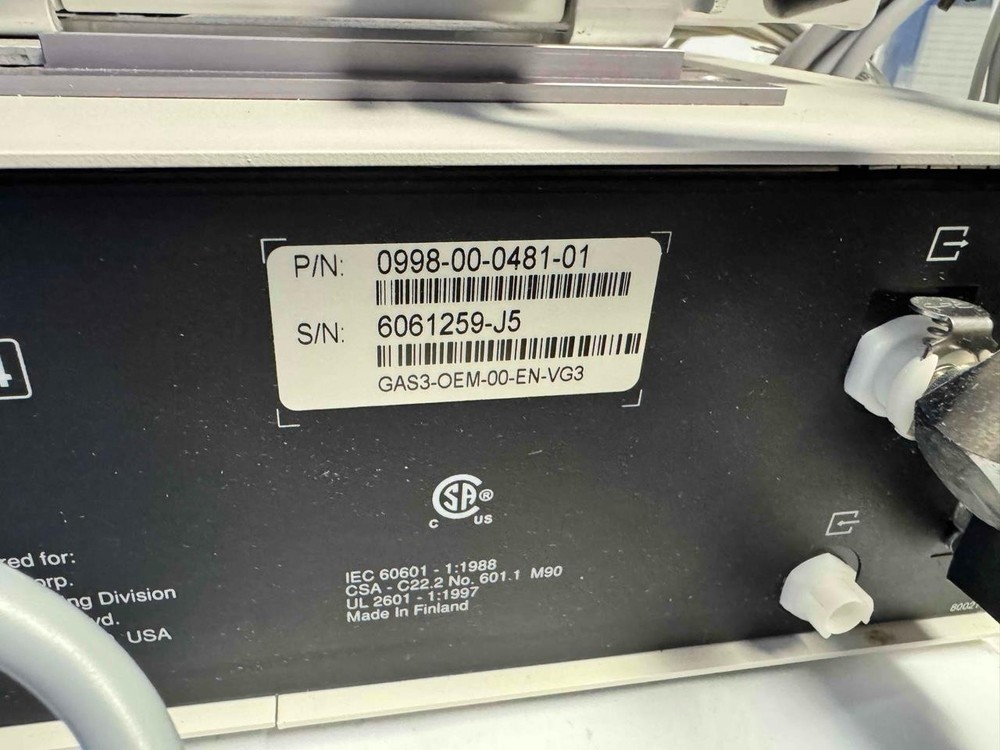 Datascope Passport 2 w Gas Module SE w Accessories