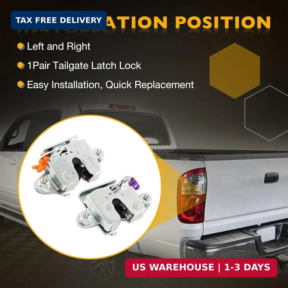 Gledewen Tailgate Latch Lock Compatible with 2000 2001 2002 2003 2004 2005 2006