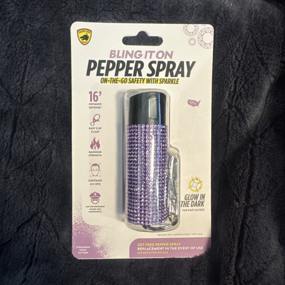 Bling It On Key Ring Self Defense Pepper Spray