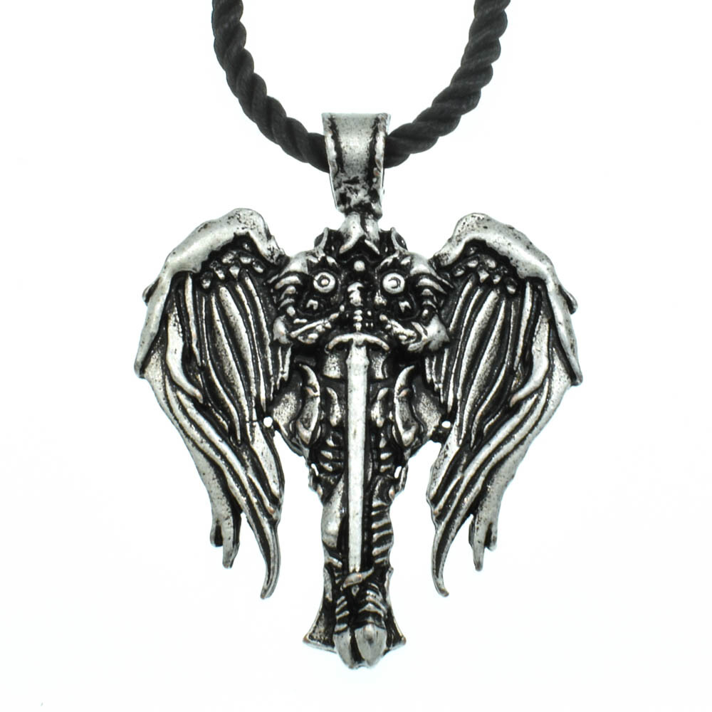 Patron Saint St Michael Archangel Irish Celtic Cross Talisman Pendant Necklace