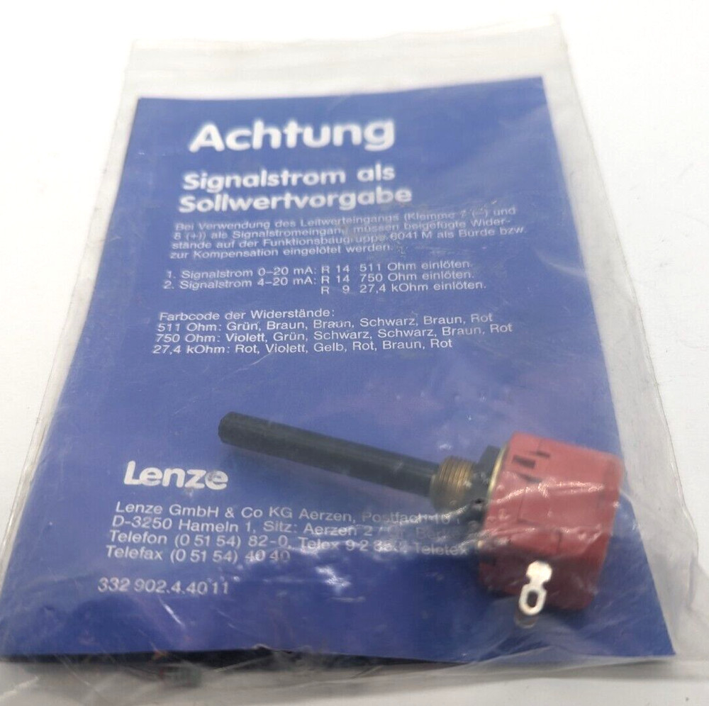 Lenze 10K 491 potentiometer new original packaging