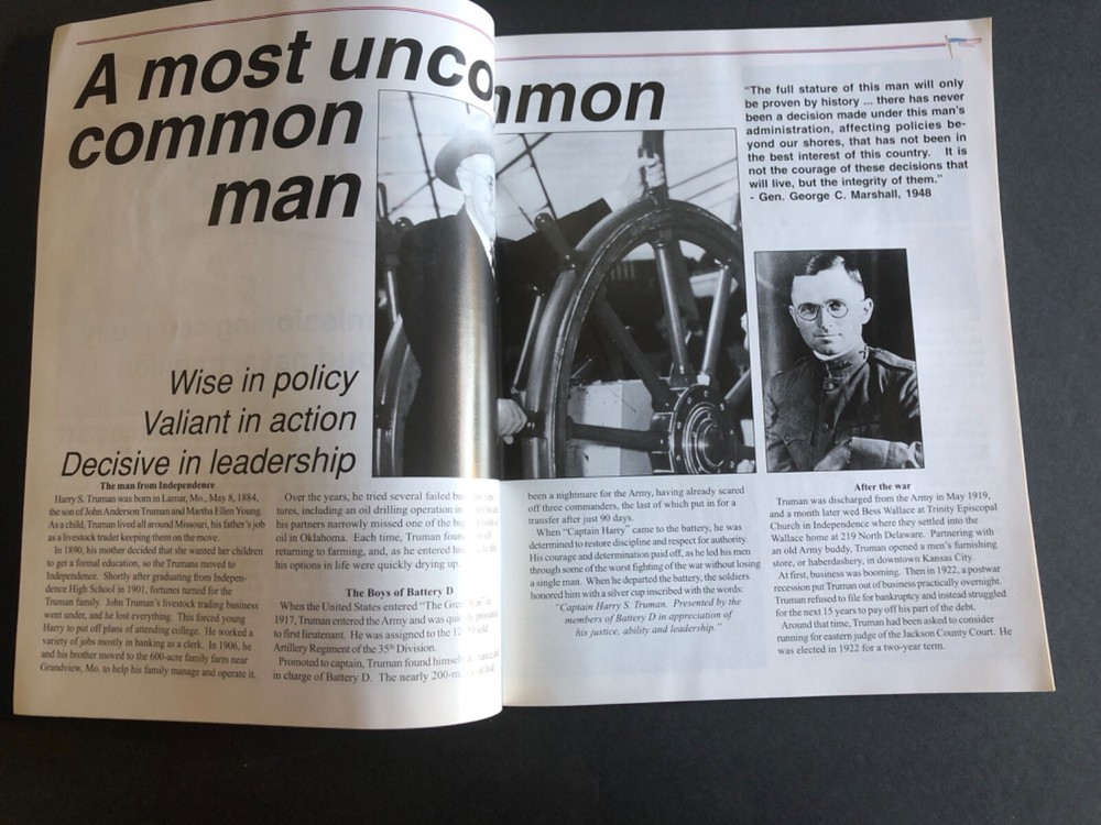 USS Harry S. Truman Commissioning Program 1998