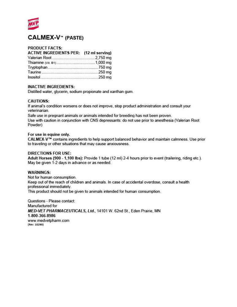 MVP - Calmex V (Paste)