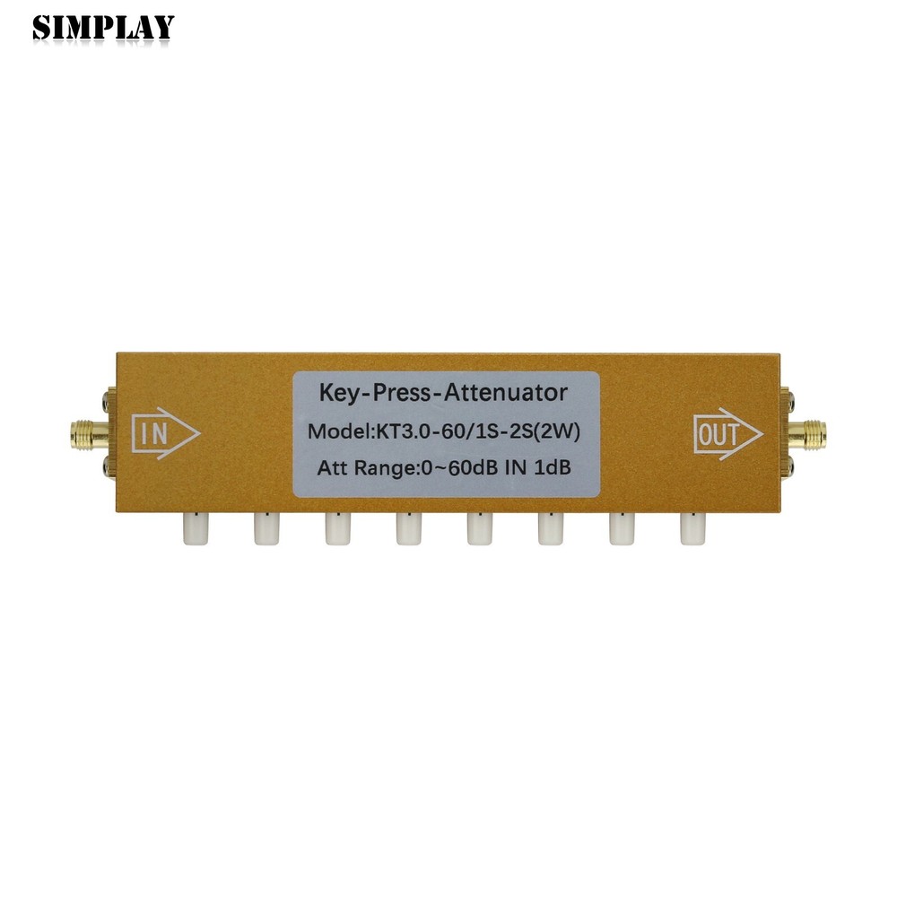 2W SMA -KK Type RF Adjustable Attenuator High Quality Digital Step RF Attenuator