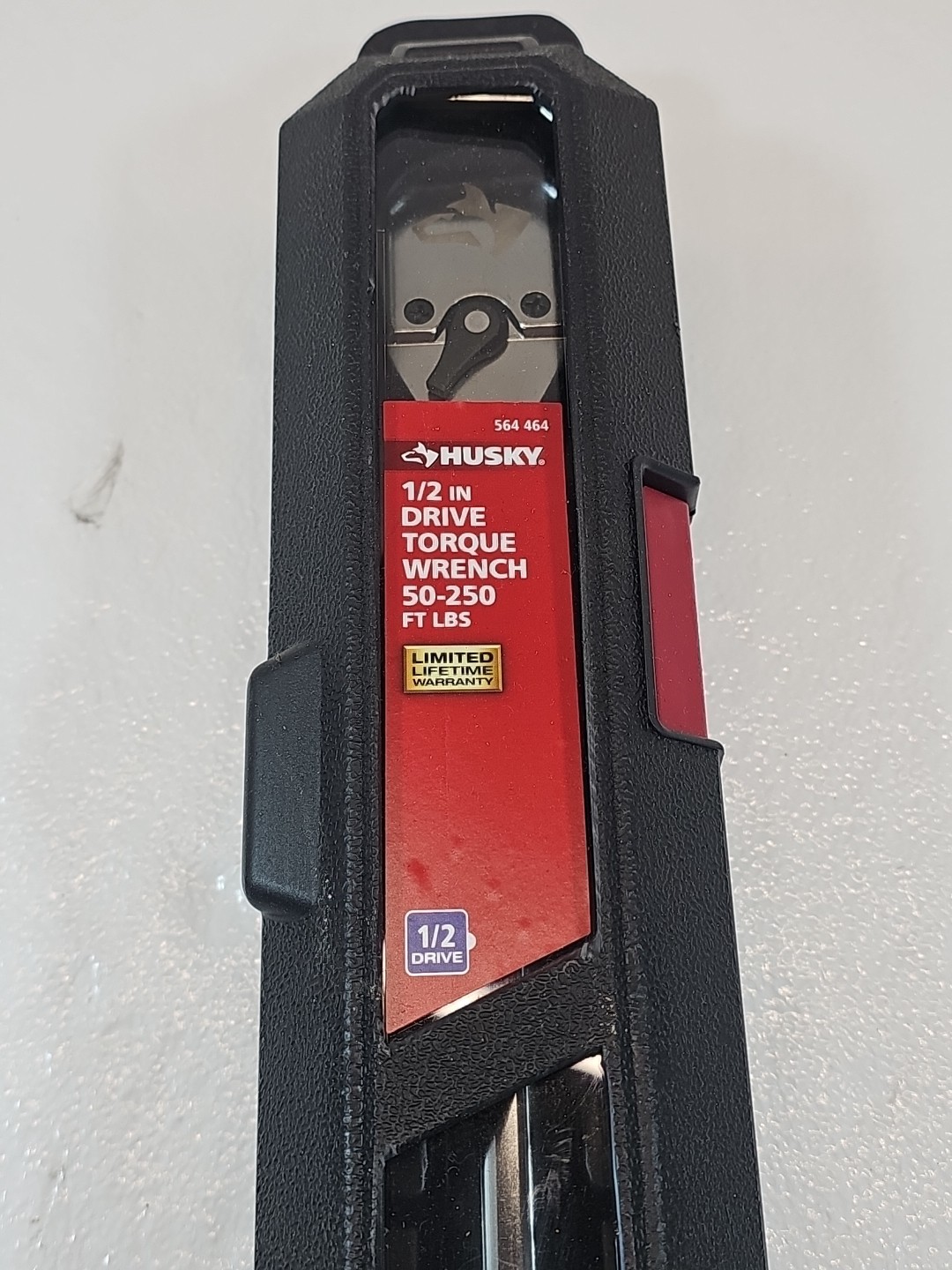 Husky 1/2" Drive Torque Wrench, 50-250 ft/lbs