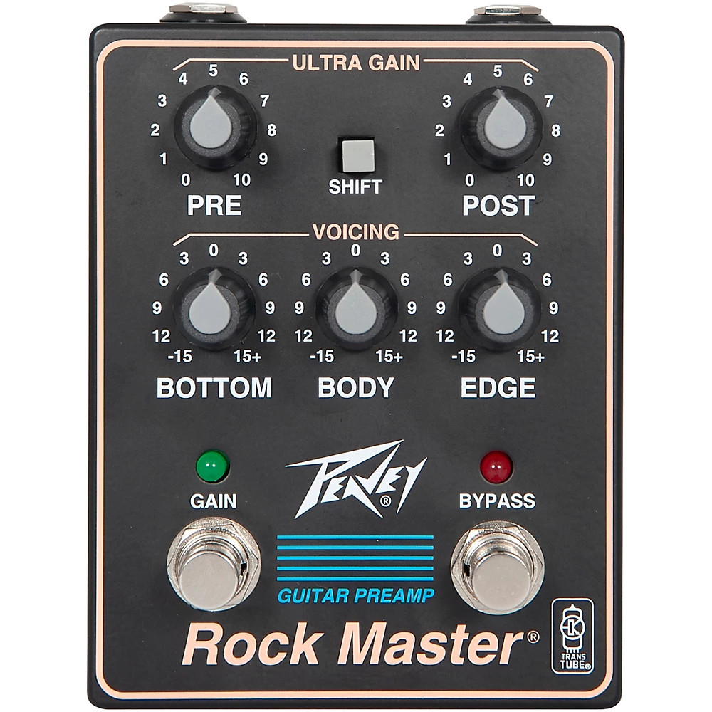 Peavey Rock Master Preamp Pedal Gray Refurbished