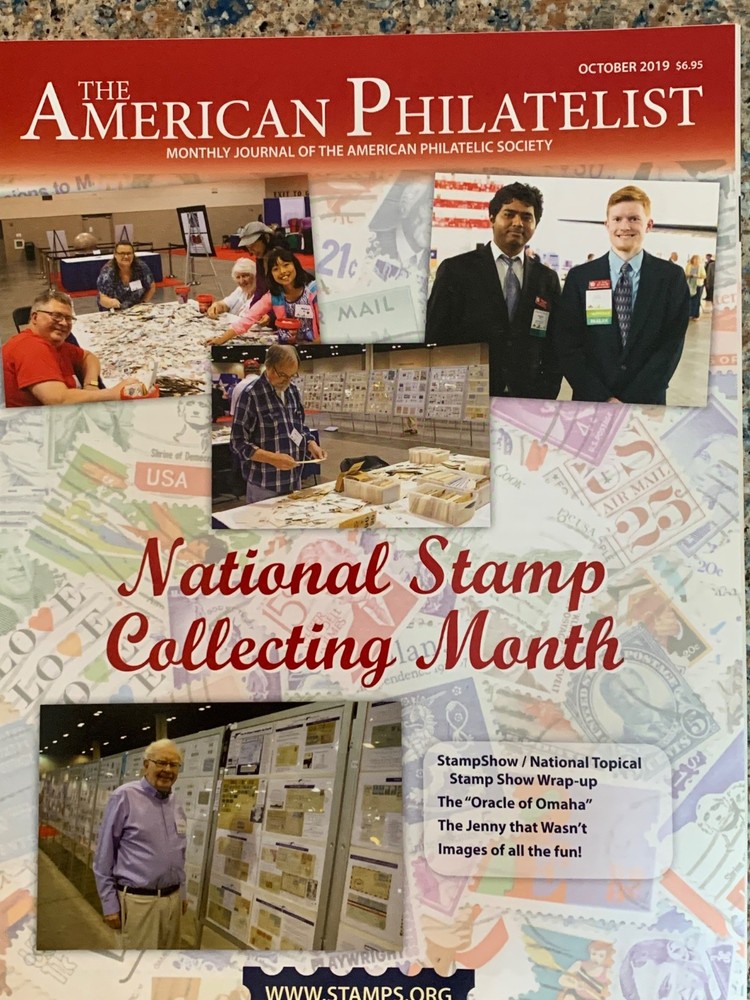 American Philatelist Magazine  2019, October