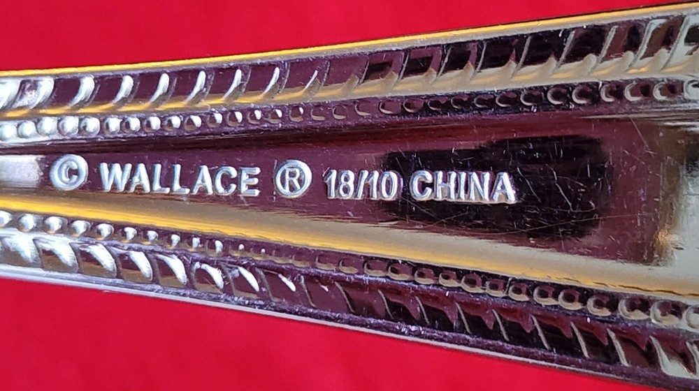 Wallace WICKHAM Stainless Glossy Silverware Flatware Full Bead Border U SELECT