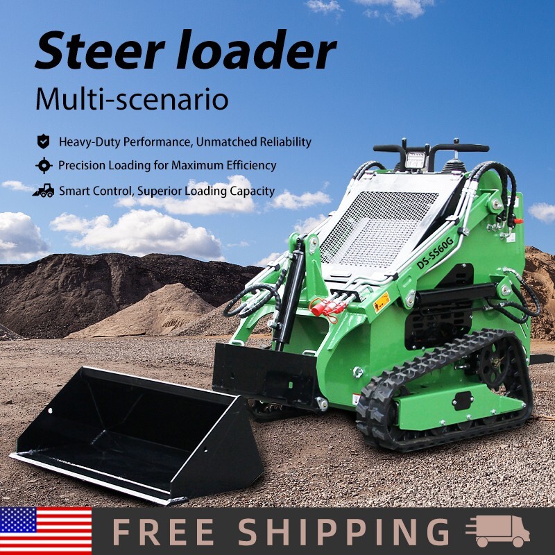 Mini Skid Steer Loader13.5 hp Hydraulic System Electric Start 2025 New For Sale