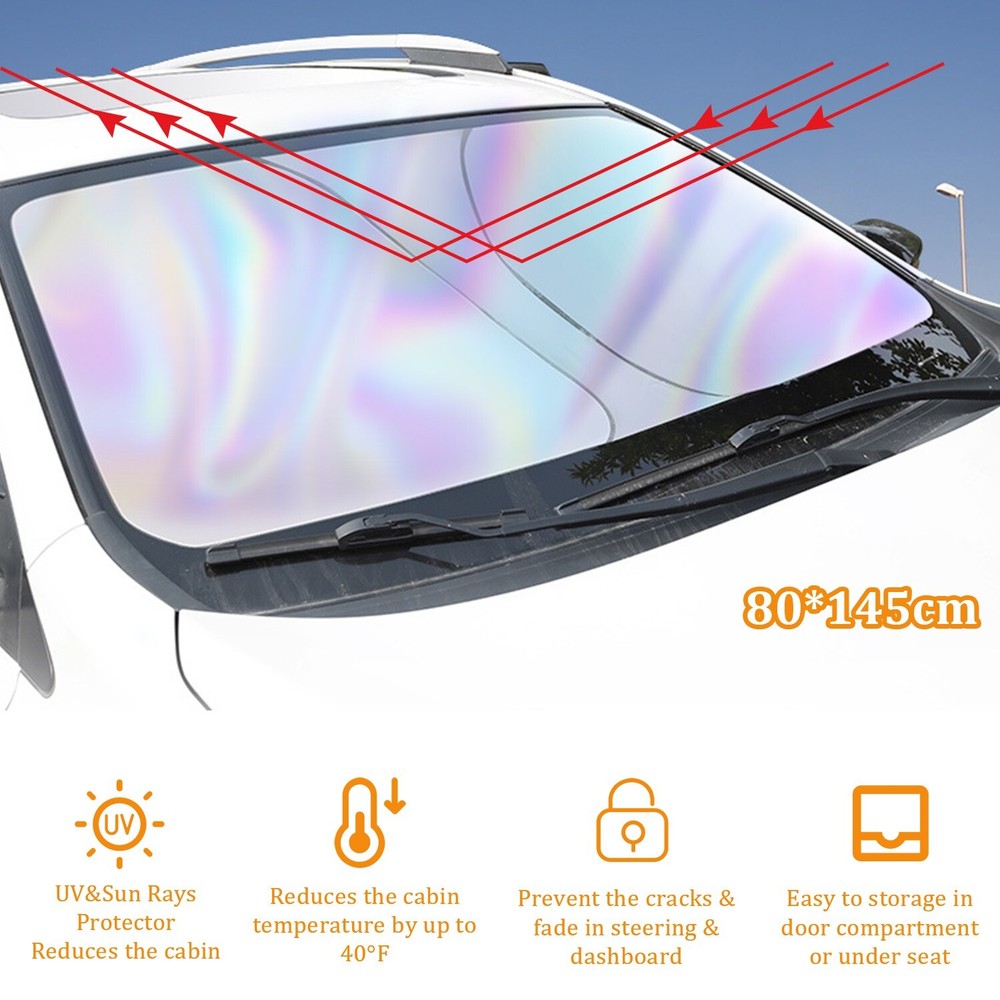 For Buick Car Windshield Front Window Sun Shade Cover Visor UV Block Protector