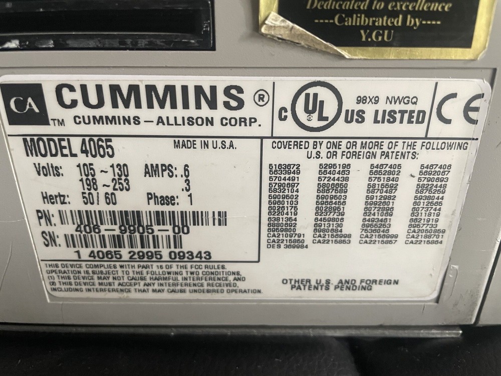 Cummins JetScan 4065