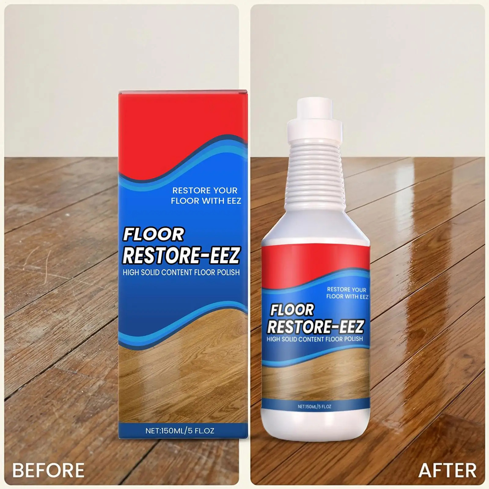 Clean-Eez Ultimate Floor Restorer & Polish - Revitalize,Protect,Shine Wood 150m