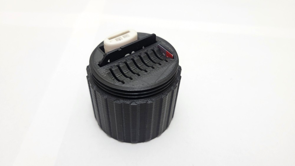 MicroSD Portable Storage Container w/ Room For Adapters (3D Printed)