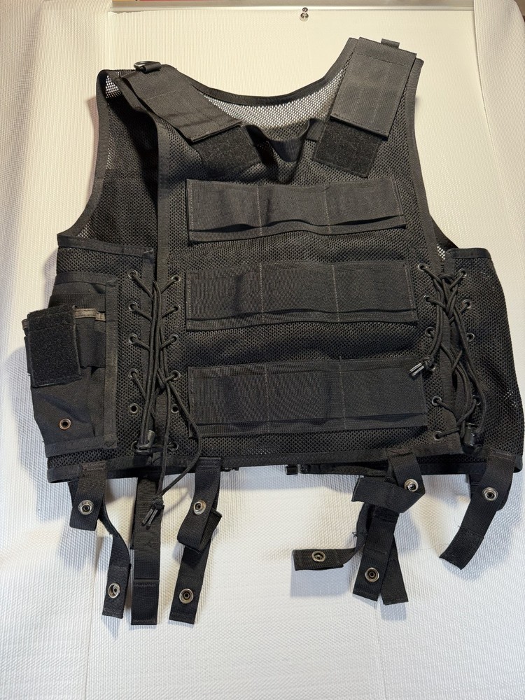 Blackhawk Tactical Vest Black Adjustable One size.