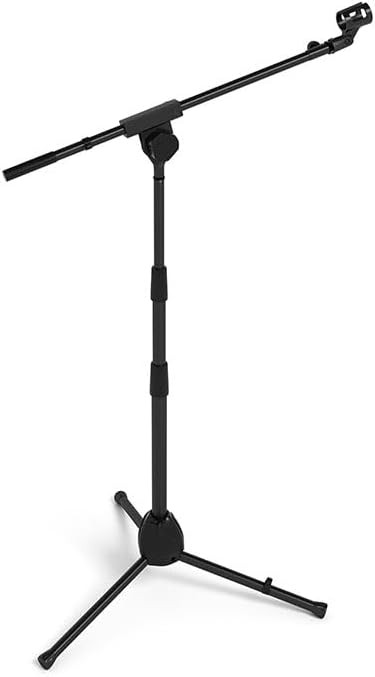 Kellards PST2 Adjustable Microphone Stand with Telescopic Boom Arm - Black