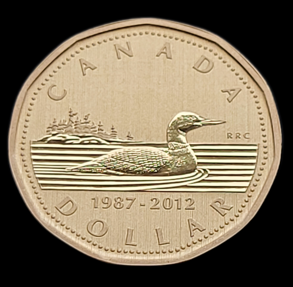 *** CANADA LOONIE 2012 *** SPECIMEN 1987 - 2012 ***