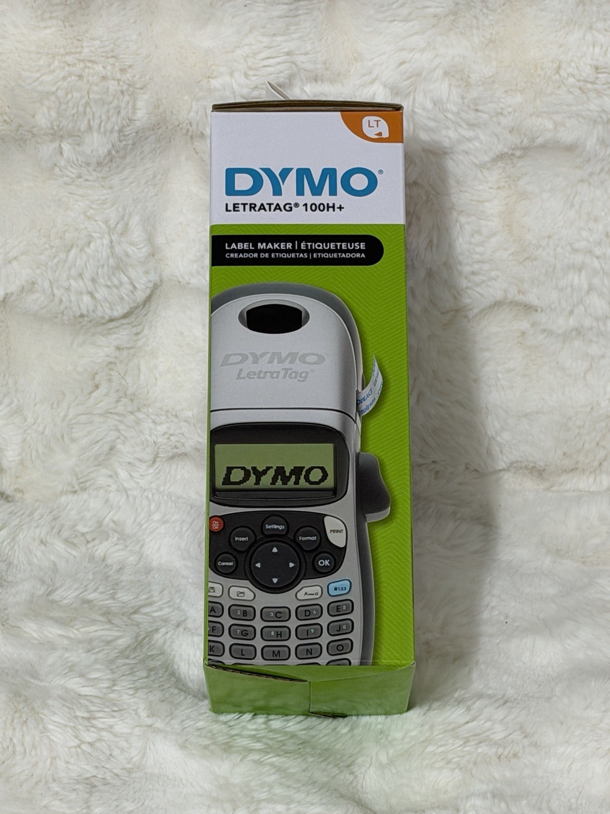 DYMO Portable Printer Handheld Label Maker Black Silver Letratag 100H+ New