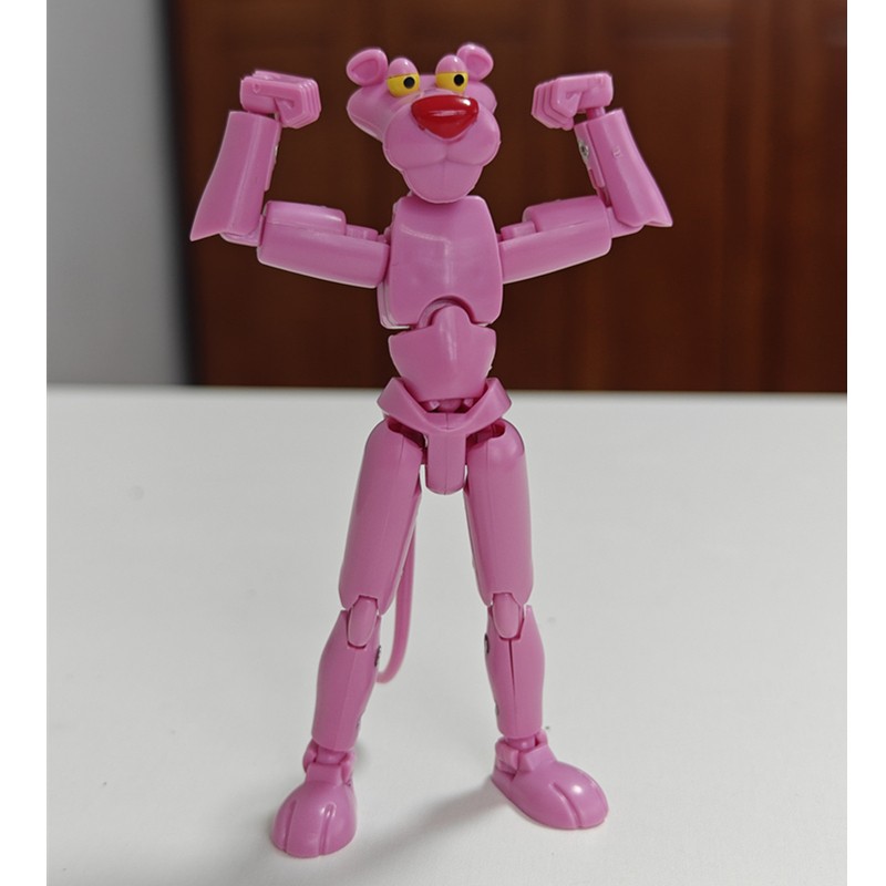 FJ Pink Panther Model Toys Action Figure Collection Hobby Children's Gift