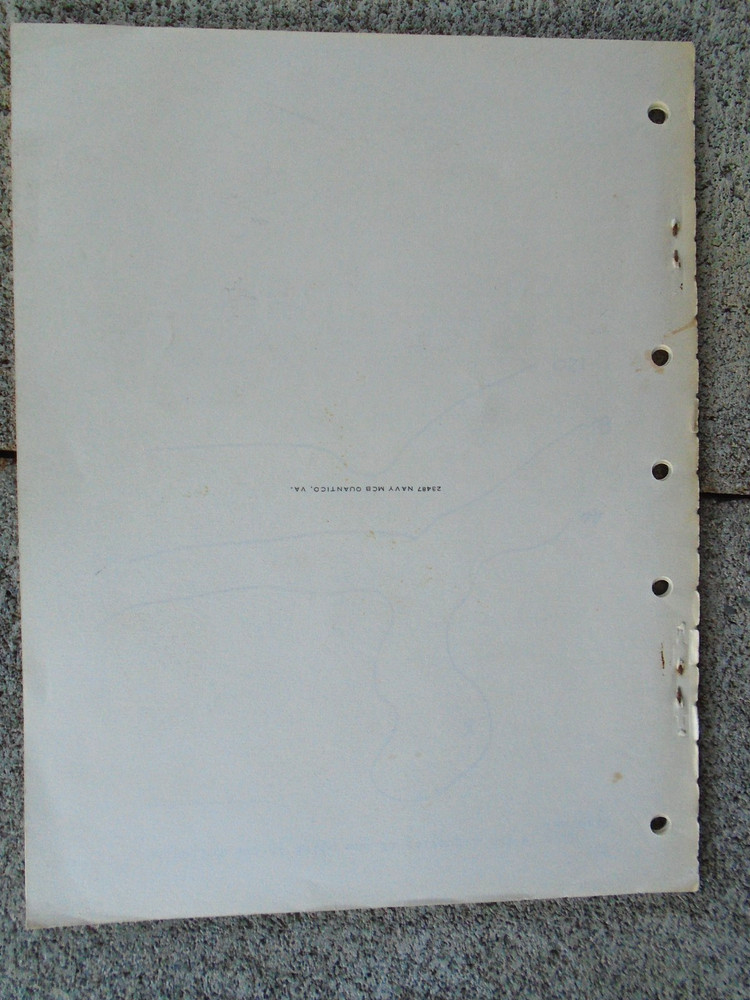 USMC Quantico booklet, map reading elevation and relief