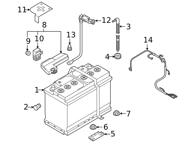 Genuine Audi Control Module 4M6-915-459-E