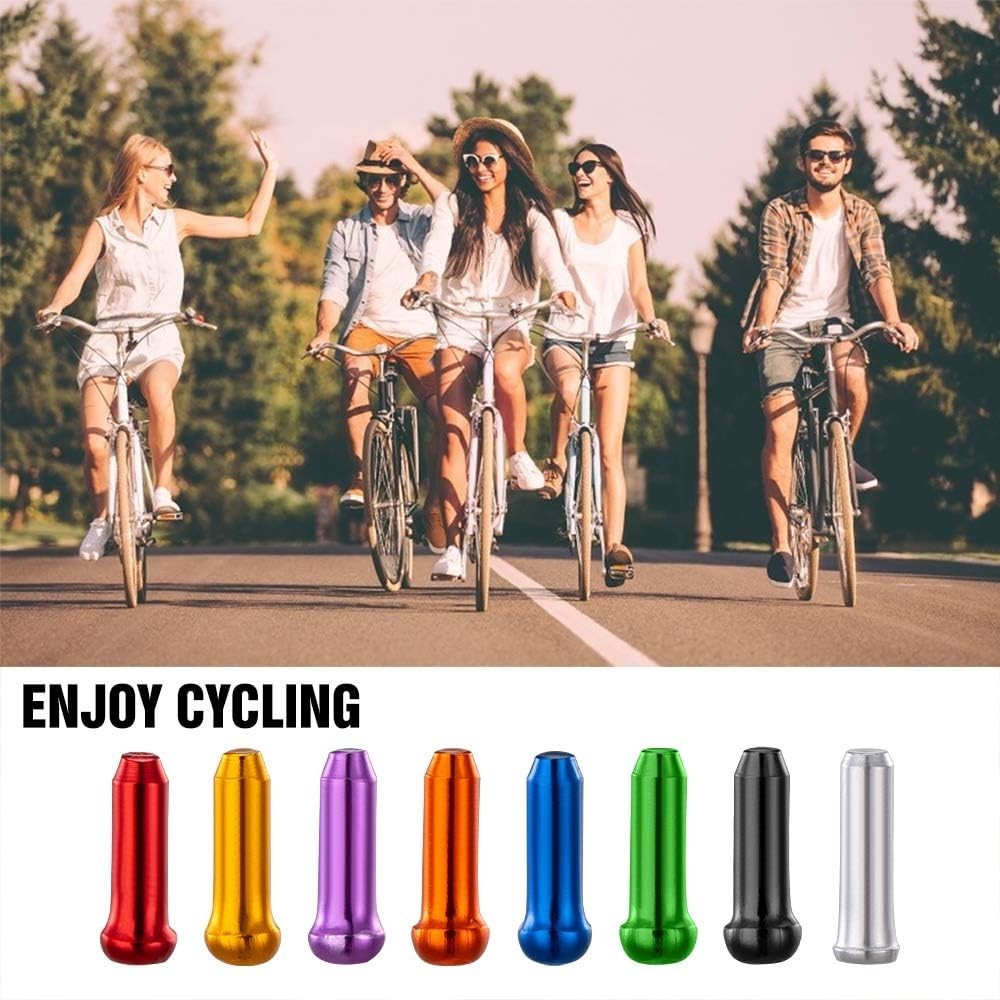 Multi-Colored 48PC Bike Cable End Caps & 6 O-Ring Donuts for Ultimate Protection