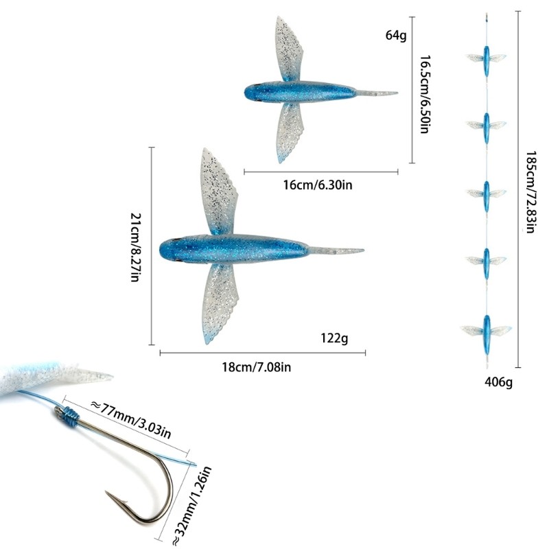 Automatic Rotation Fishing Lures Realistic Fish Eye And Scale Pattern For Baits
