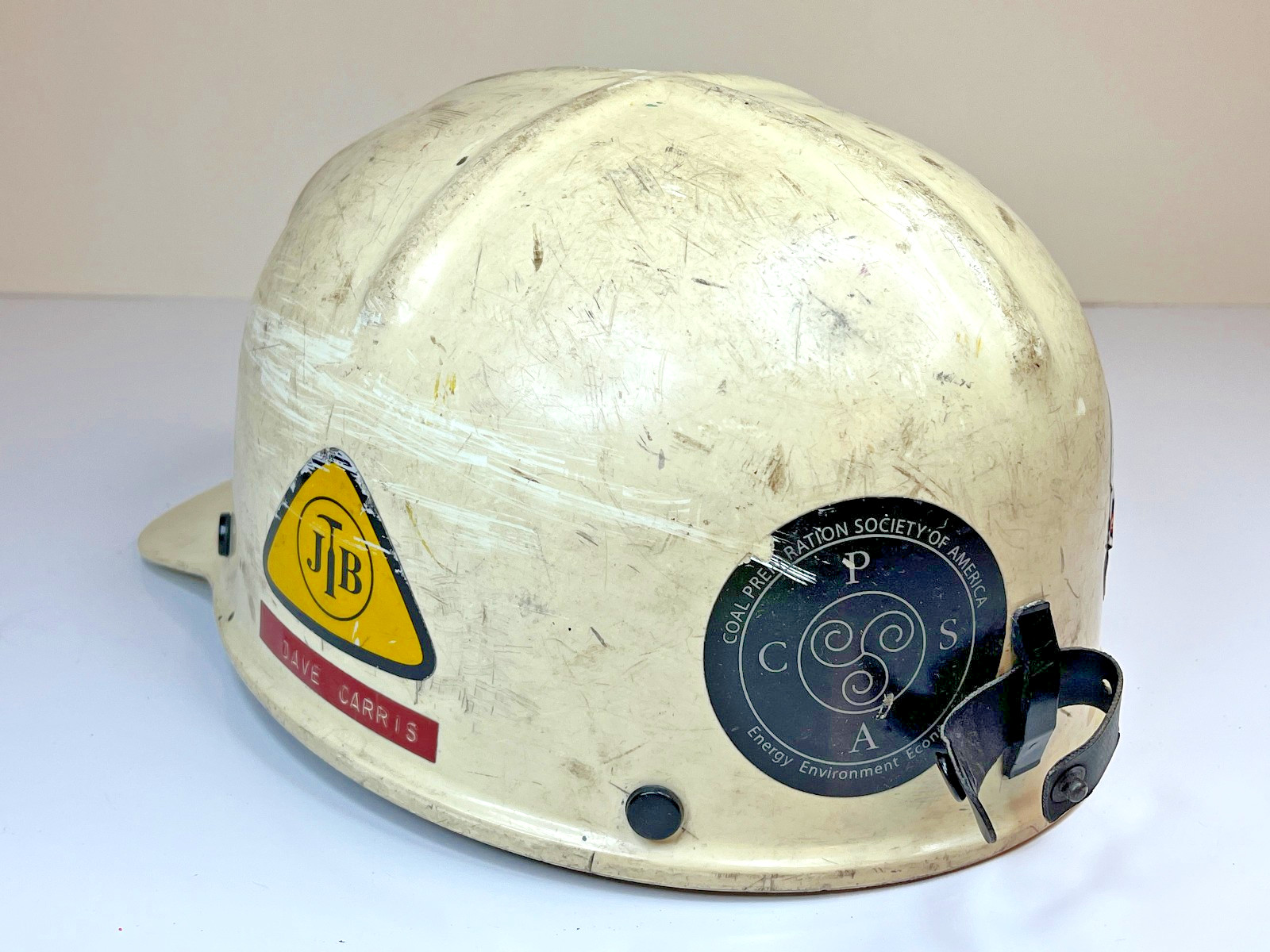 MSA Comfo-Cap Low Vein Coal Mining Hard Hat Vintage Prop 1977