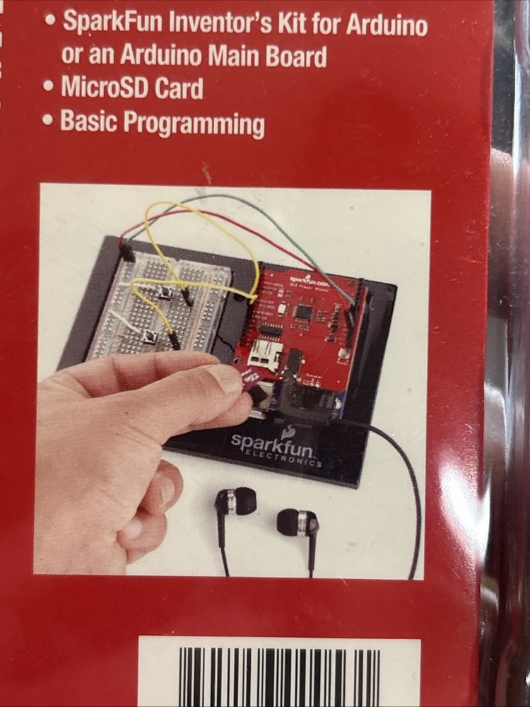 SparkFun DEV-12660 MP3 Player Shield (NEVER OPENED!!!!) Free Shipping