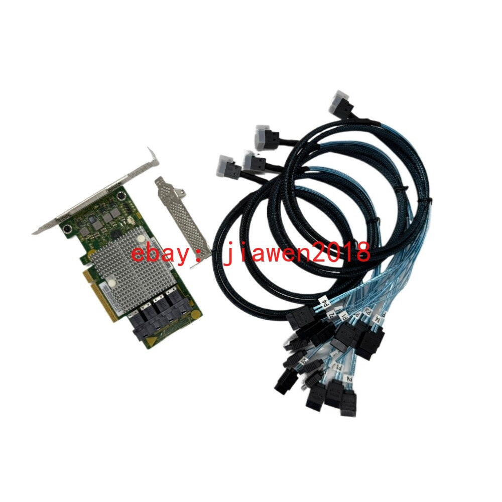 OEM 9305-16i LSI SAS3216 12G HBA IT mode ZFS TrueNAS Unraid +4*SFF-8643 SATA US