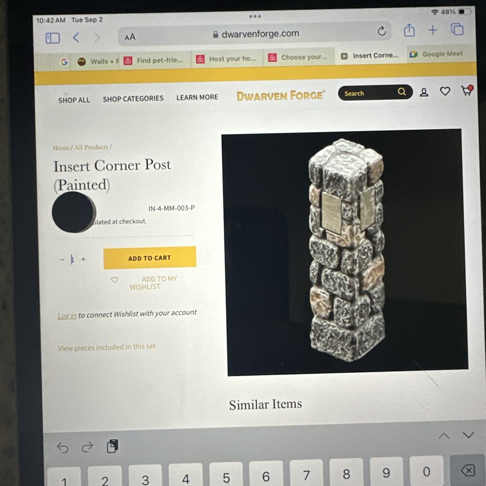 2 = Dwarven Forge Castle Builder, Insert Corner Post. Most Versatile Piece