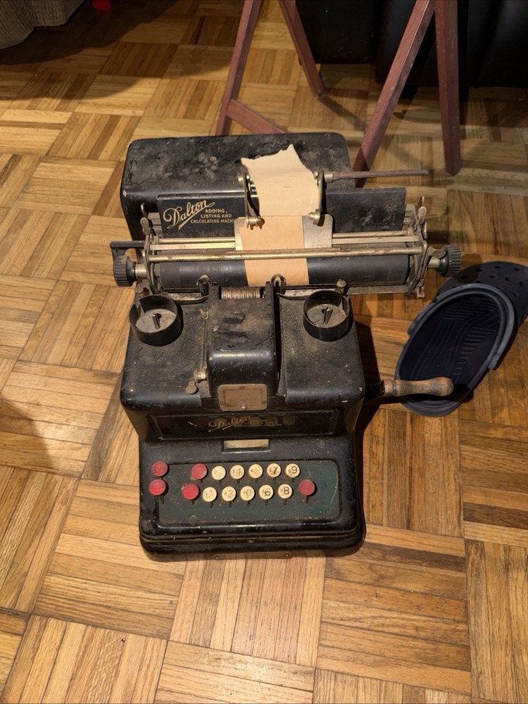 Antique 1910's DALTON Adding Listing and Calculating Machine