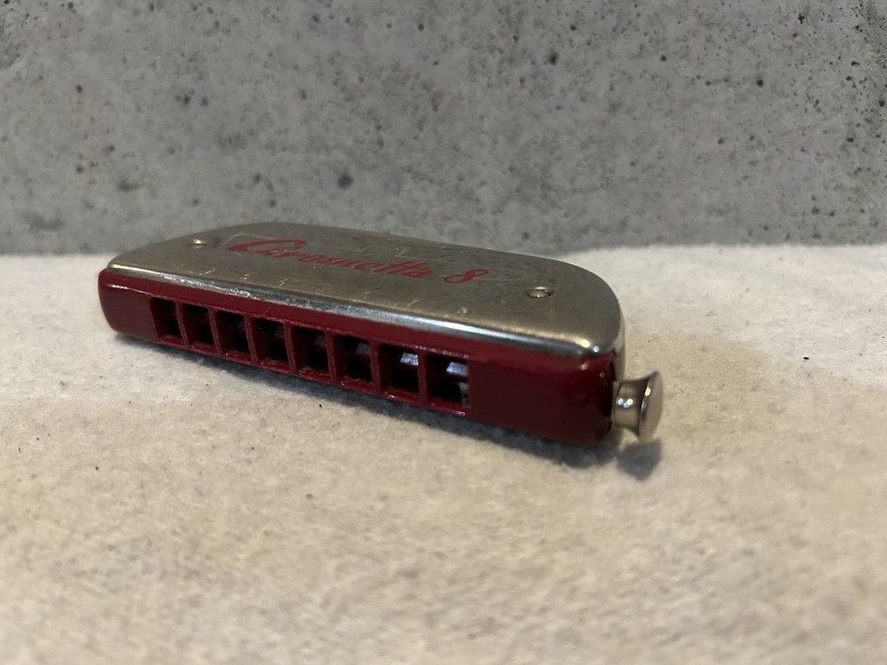 Vintage M. Hohner Chrometta 8 Harmonica Made in Germany