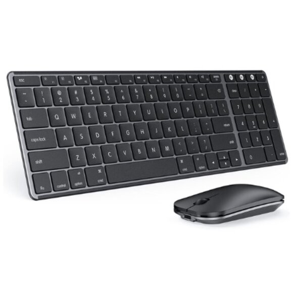 Bluetooth Keyboard & Mouse Combo for Mac Apple Devices – Space Gray New Open Box