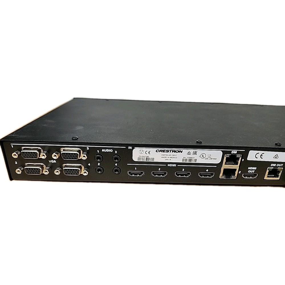 Crestron DMPS3-4K-150-C - 4K Digital Media Presentation System