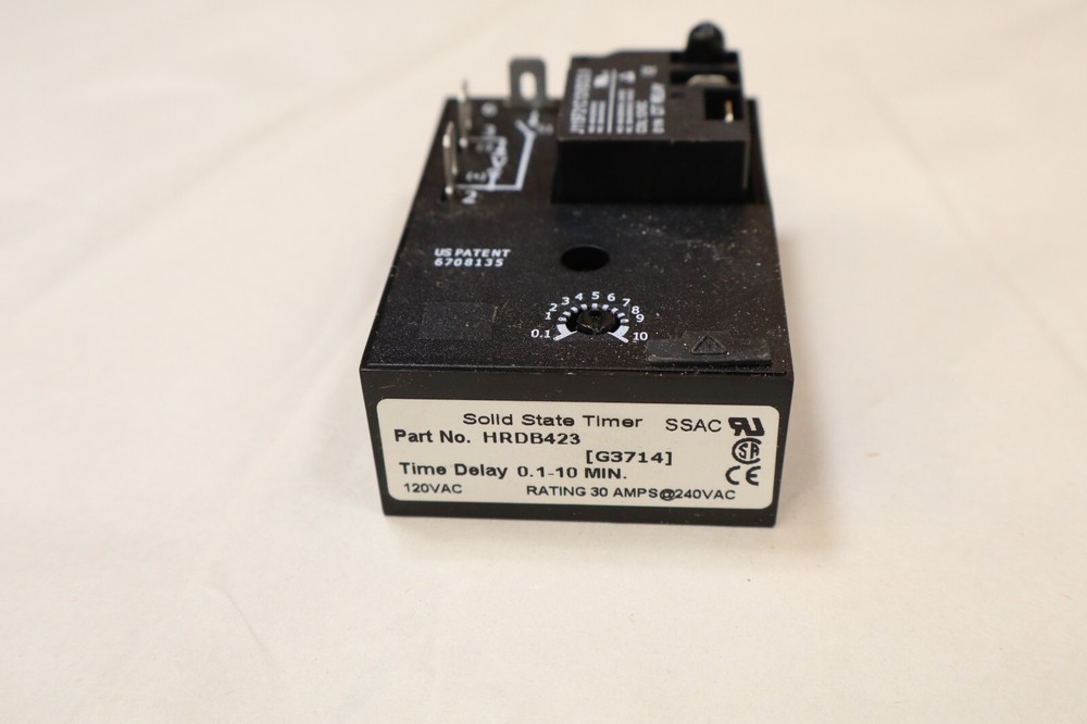 0.1 to 10 min. Delay Solid State Timer HRDB423